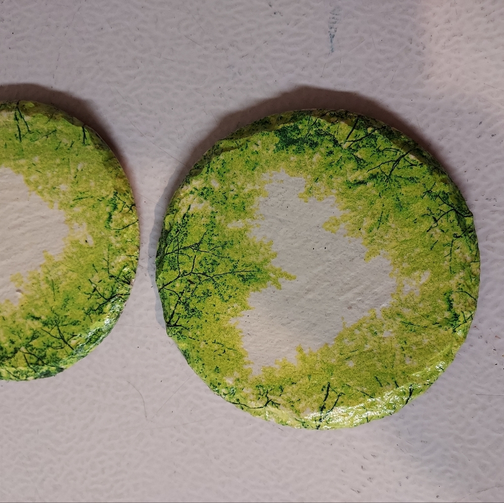 2 slate coasters